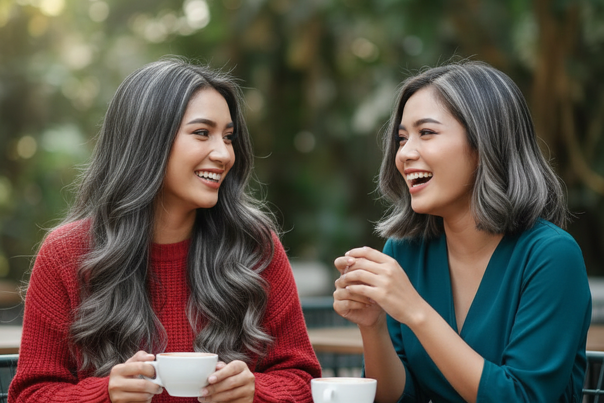 Panduan Warna Outfit Buat Kamu Yang Rambutnya Beruban